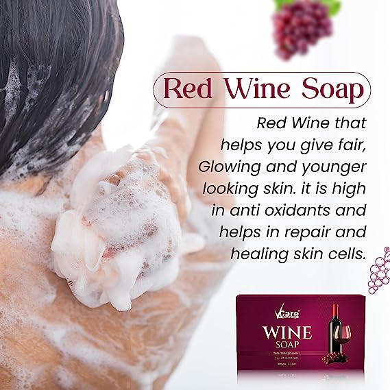 red wine soap